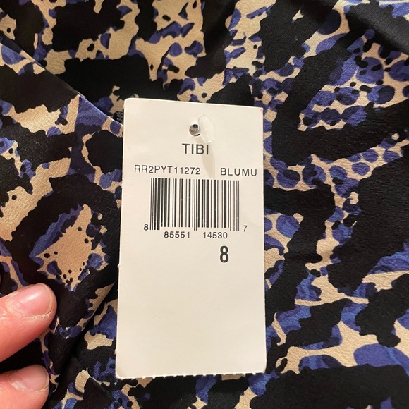 Brand New! NWT TIBI Leopard Print Silk Dress - Picture 5 of 6